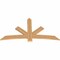Ekena Millwork Alberta Smooth Timber Gable Bracket, Western Red Cedar, 72"W x 39"H x 1 1/2"D x 5 1/2"F, 13/12 Pitch GBW072X39X0206ALB00SWR - alternate 5
